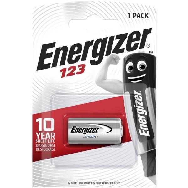 Батарейка Energizer PhLit 123 FSB1 CR123, 1 шт.