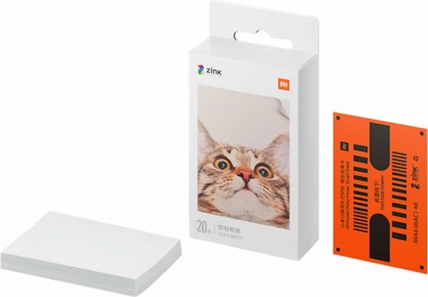 Фотобумага Xiaomi ZINK TEJ4019GL 50x76 мм, , 20 л., покрытие -